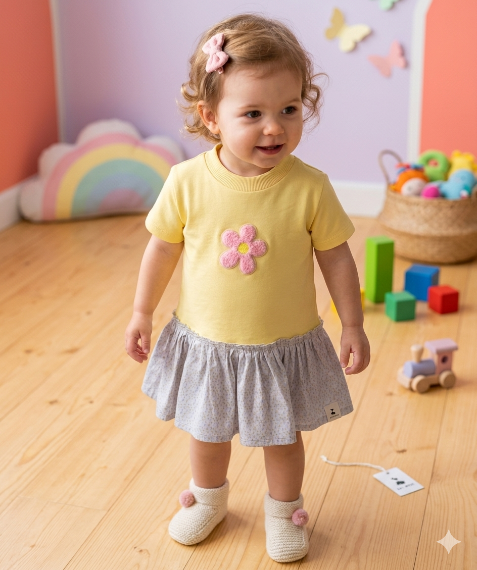 Suknelė su Teddy gėle 2 Suknelė su Teddy gėle - Image 2